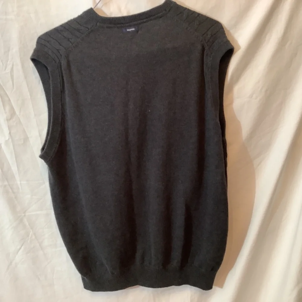 Nautica Mens Dark Gray Vest‎ ECU